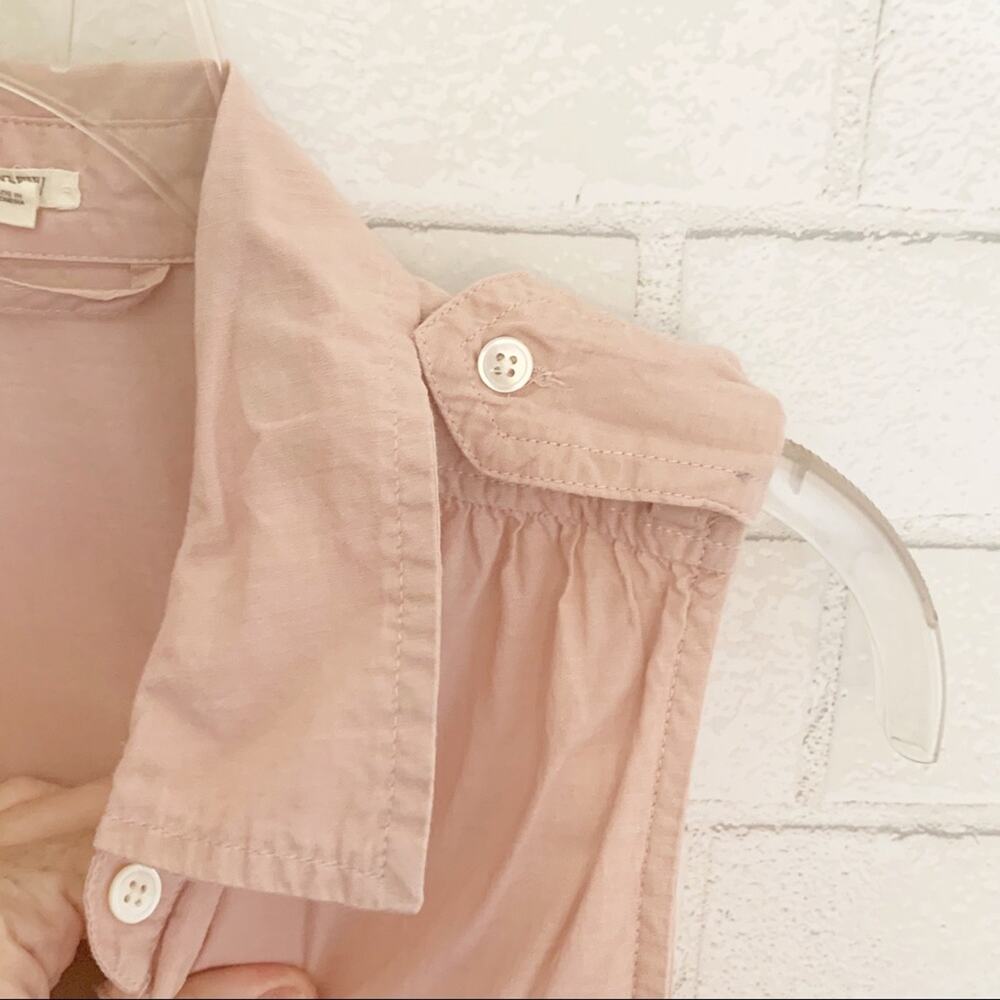 J. Crew Blush Sleevless Popover Cotton Top XS - Picture 13 of 14